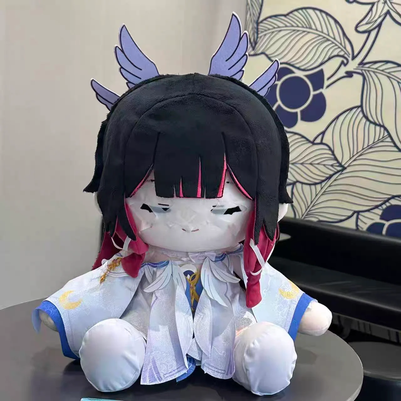 In Stock Smile House Fanmade Plushies Mask Girl Smile Style Sitting Plush Doll