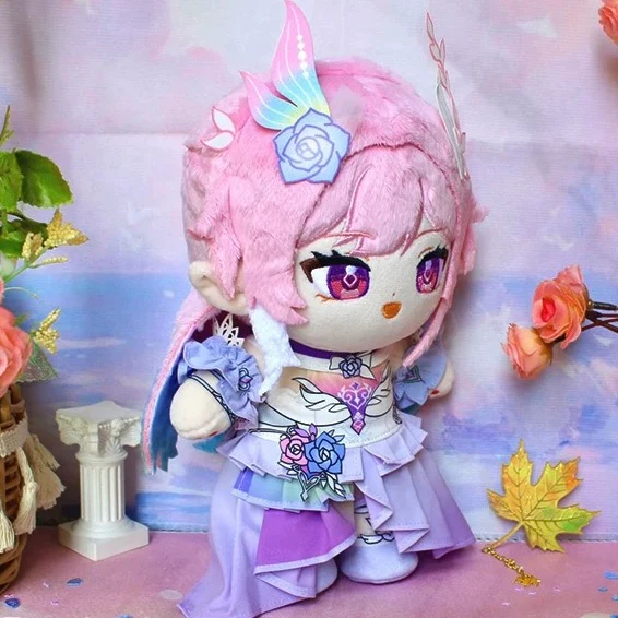 Smile House Fanmade Plushies Pink Hair Big Eyes Plush Doll 20CM - Image 4