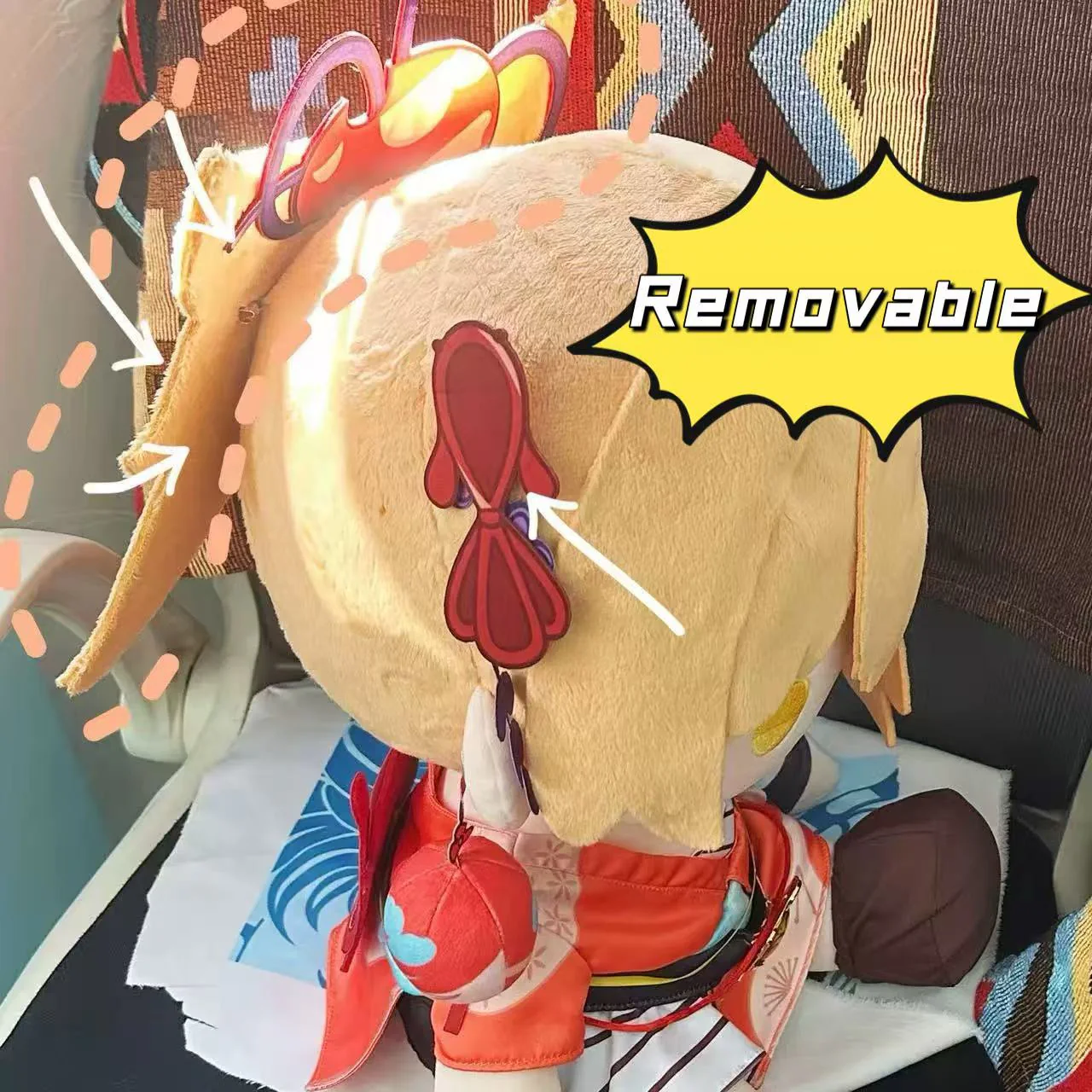 Smile House Fanmade Plushies Staring Eyes Plush Doll 40CM Style3 - Image 2