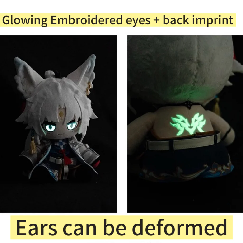 【IN STOCK】Smile House Fanmade Plushies Upgrade Embroidered luminous Eyes Ver Plush Doll 35CM - Image 2