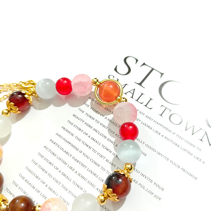 Smile House Fanmade Red Brown Chang Inspired Bracelet - Image 4
