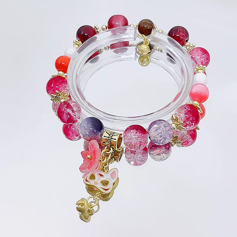 Smile House Fanmade Red Rope Round Double Bracelet - Image 2