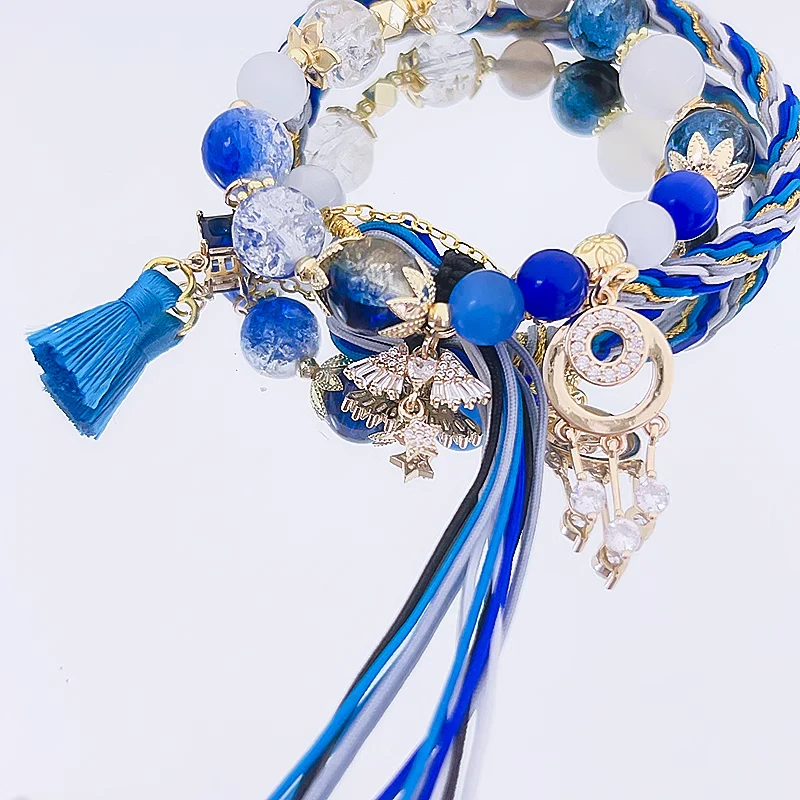 Smile House Fanmade Sun Male Rope Double Bracelet - Image 2