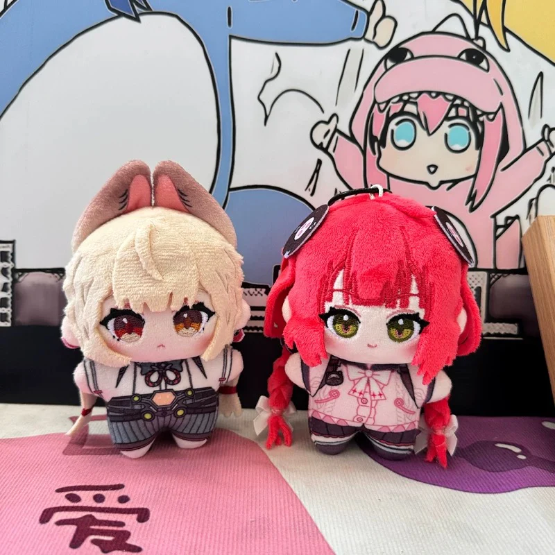 Smile House Fanart Plushies Red Hair Yellow Hair HX Style Plush Doll 12CM - Image 2
