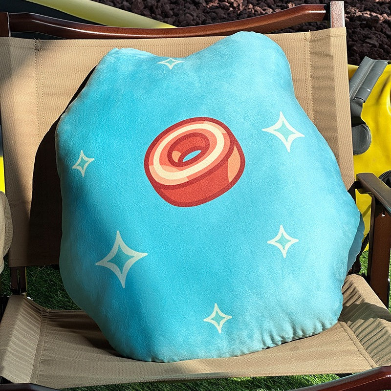 Smile House Female Fanart Two Sides Green Pillow Plush Doll 38CM - Image 3