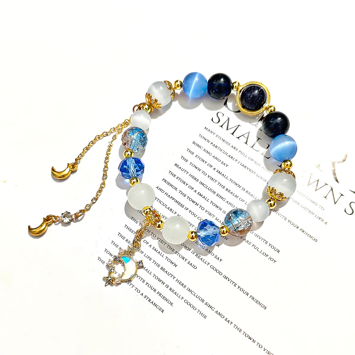 Smile House Game Fanmade Handemade Blue Inspired Bracelet - Image 3