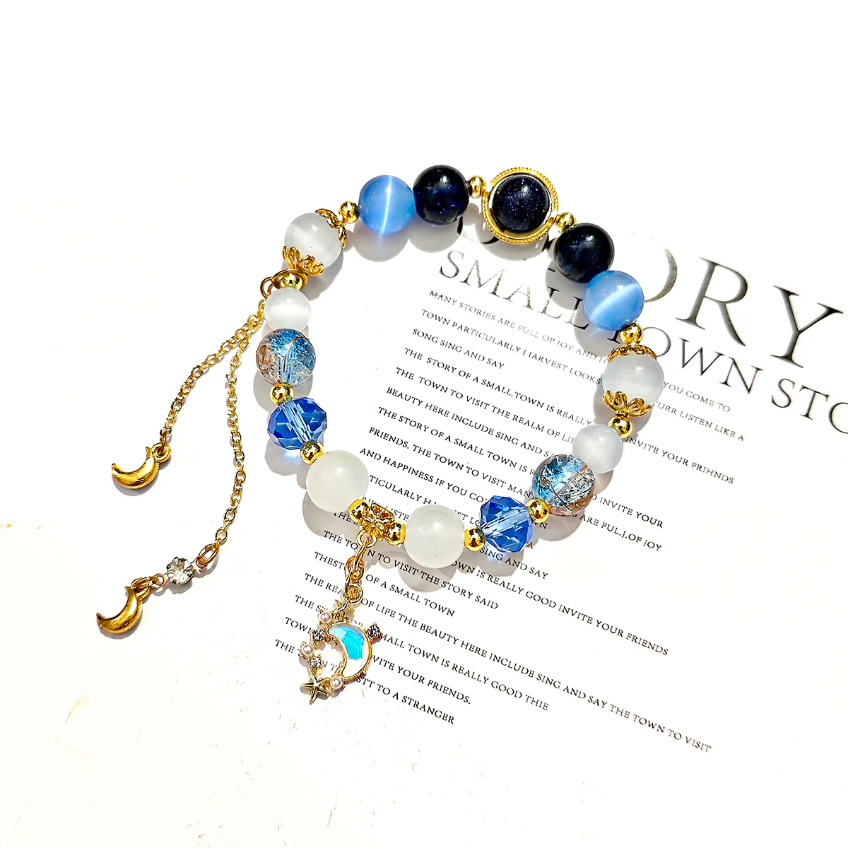 Smile House Game Fanmade Handemade Blue Inspired Bracelet - Image 4