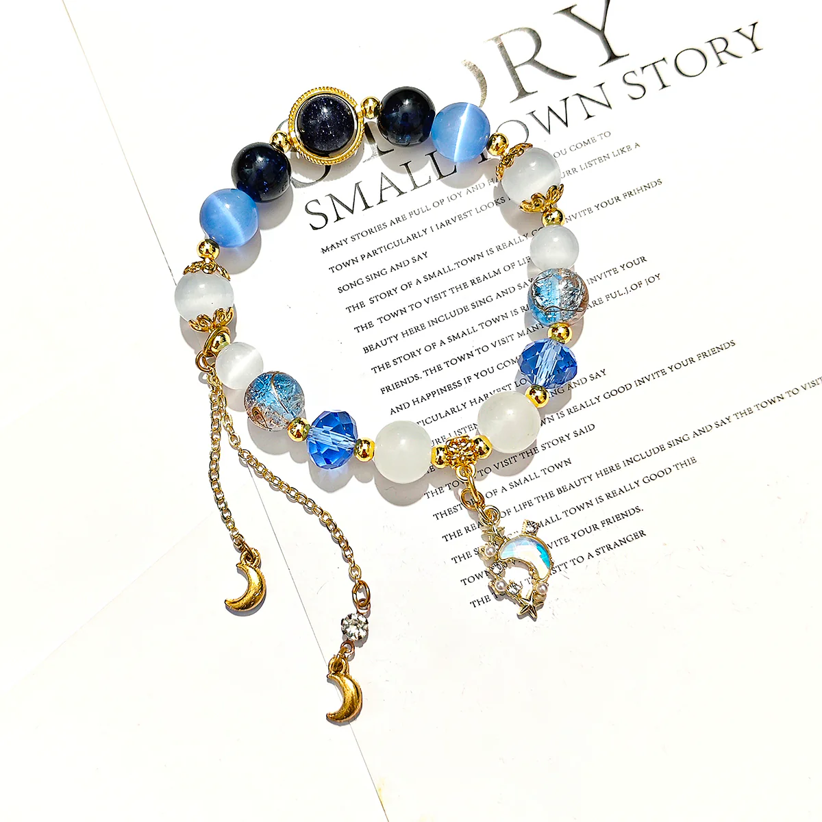 Smile House Game Fanmade Handemade Blue Inspired Bracelet - Image 5