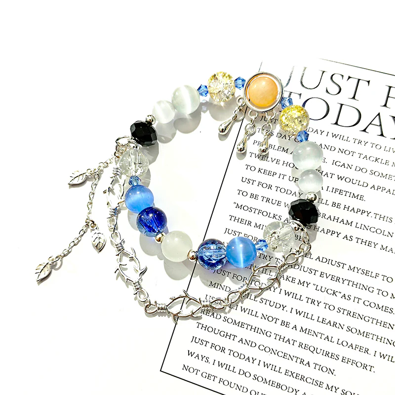 Smile House Game Fanmade Handemade Yellow Hair Inspired Bracelet