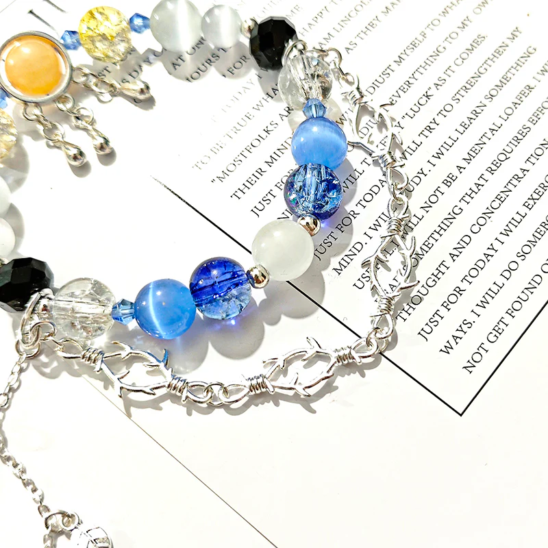 Smile House Game Fanmade Handemade Yellow Hair Inspired Bracelet - Image 2