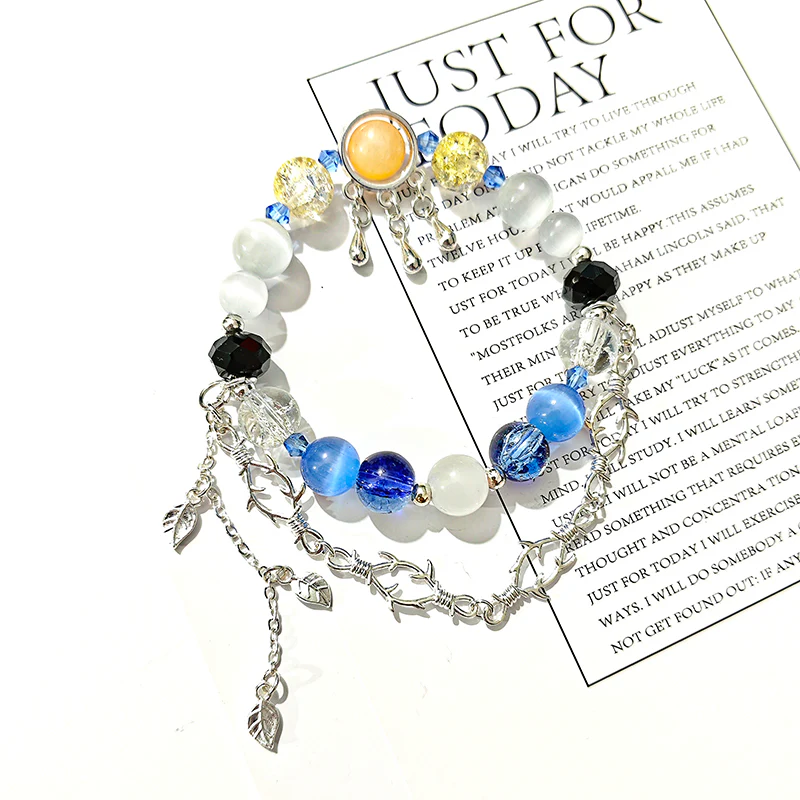 Smile House Game Fanmade Handemade Yellow Hair Inspired Bracelet - Image 3