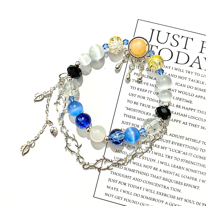 Smile House Game Fanmade Handemade Yellow Hair Inspired Bracelet - Image 5
