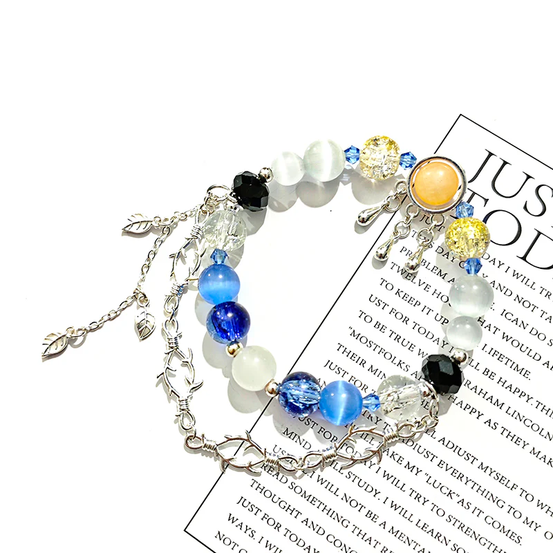 Smile House Game Fanmade Handemade Yellow Hair Inspired Bracelet - Image 6