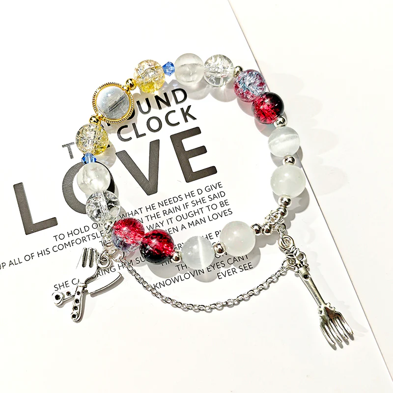 Smile House Game Fanmade Handmade Female White Inspired Bracelet - Image 2