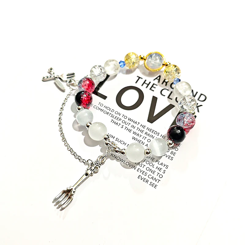 Smile House Game Fanmade Handmade Female White Inspired Bracelet - Image 3