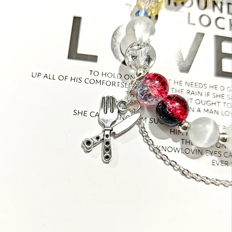 Smile House Game Fanmade Handmade Female White Inspired Bracelet - Image 5