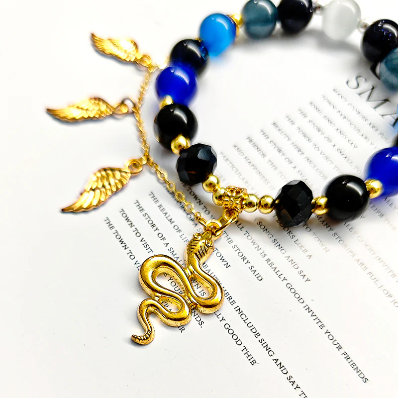 Smile House Game Fanmade Inspired Bracelet Blue And God Accessory - Image 6