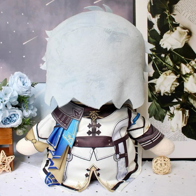 Smile House Man Doll Sliver Hair Big Eyes 40CM Plush Doll - Image 4