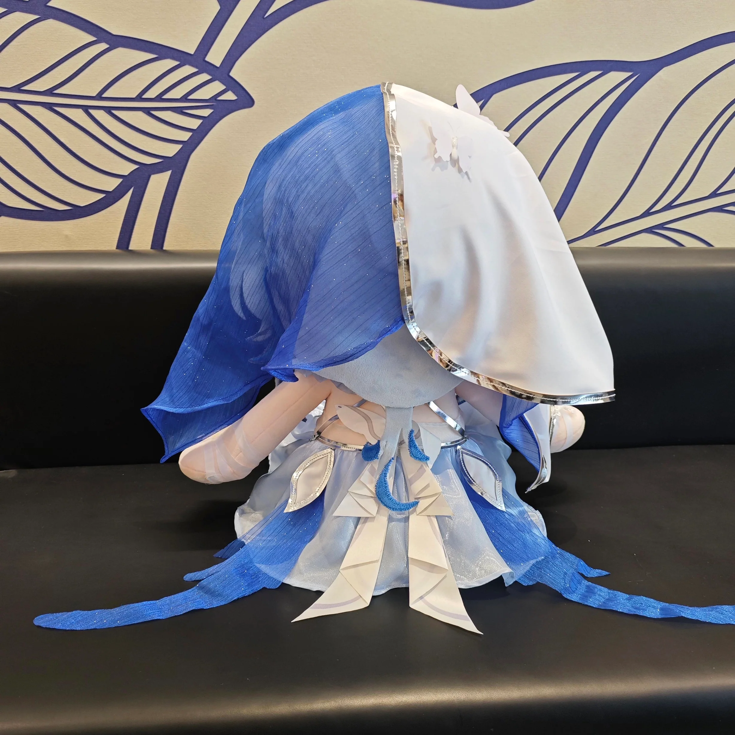 Smile House Plushies Staring keeper 40CM Plush Doll With Blue Scarf - Image 4