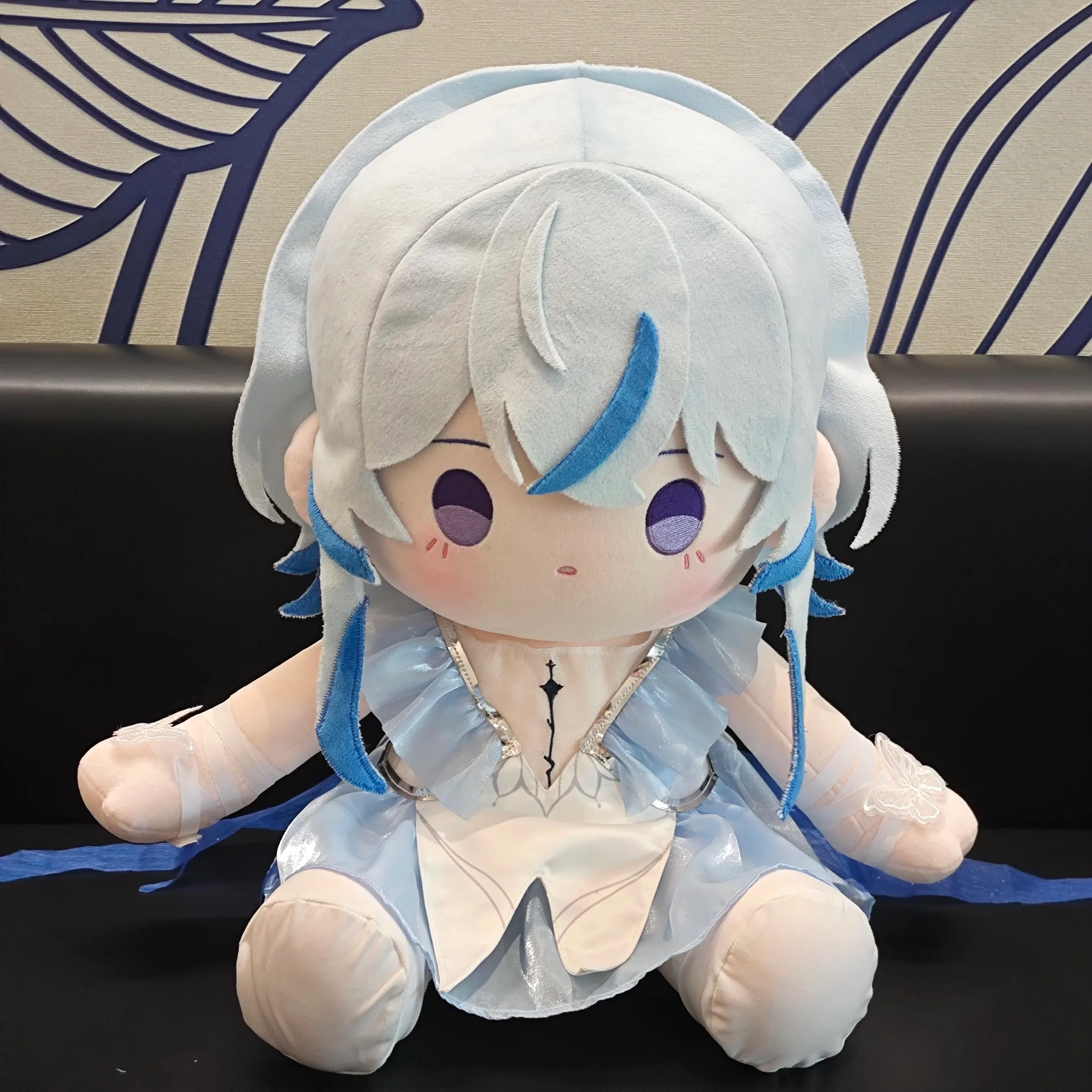 Smile House Plushies Staring keeper 40CM Plush Doll With Blue Scarf - Image 5