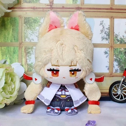 Smile House Zero Orange And Yellow Hair Girl Cloak Style Plush Doll 12CM - Image 3