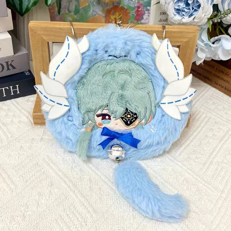 Smile HouseFanart Plushbags Blue White Yellow Purse Bag - Image 2