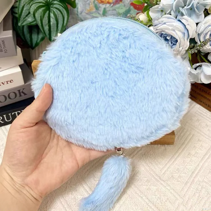 Smile HouseFanart Plushbags Blue White Yellow Purse Bag - Image 3