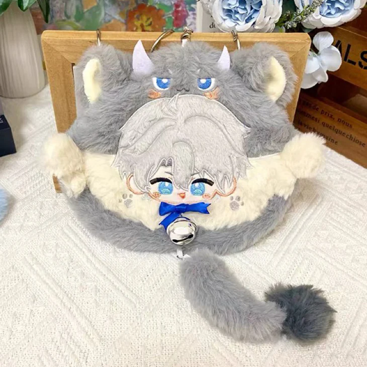 Smile HouseFanart Plushbags Blue White Yellow Purse Bag - Image 4
